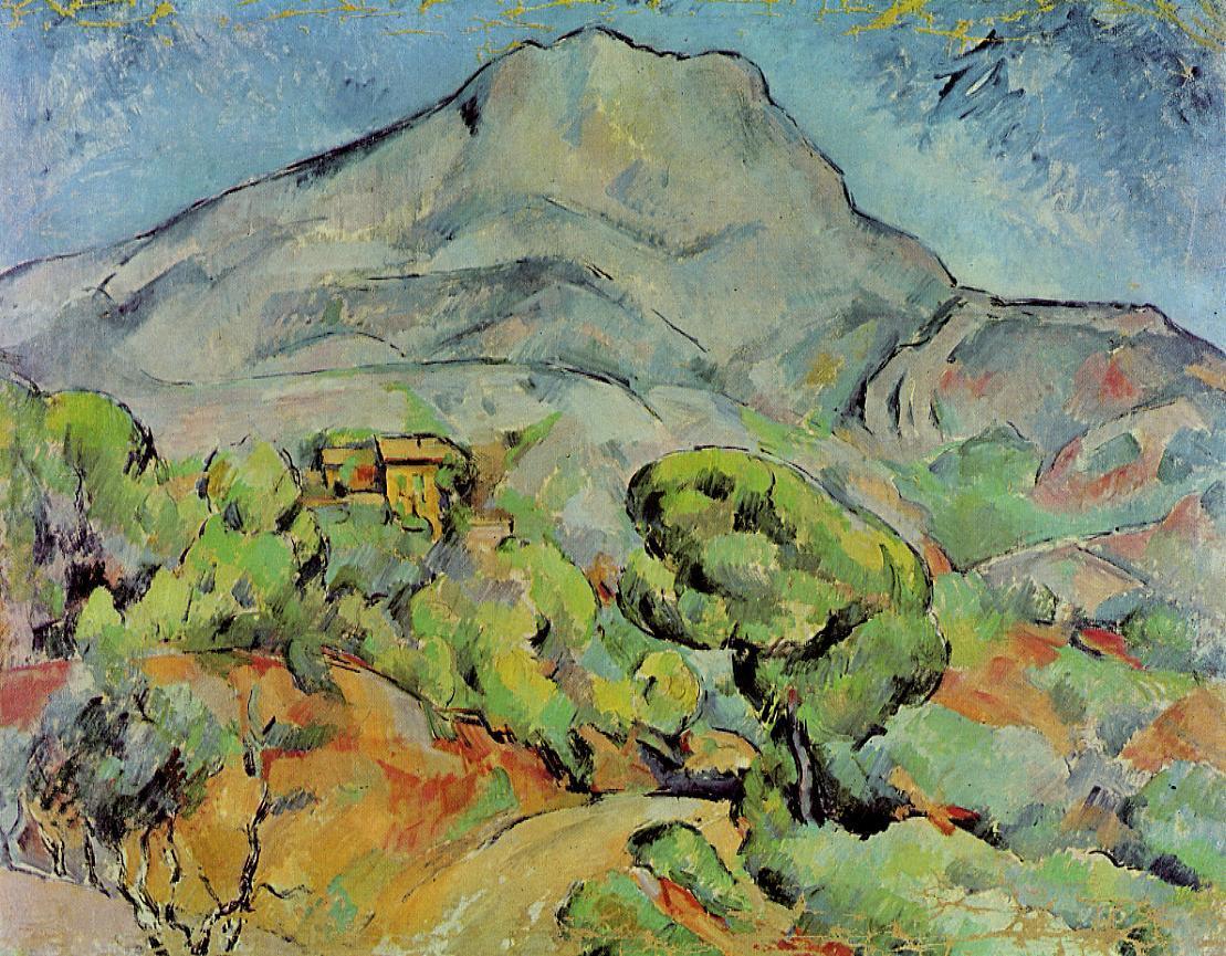 Road near Mont Sainte-Victoire - Paul Cezanne Painting